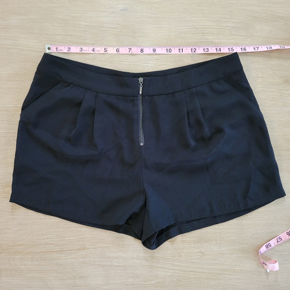 CY USA Sheer Black Shorts medium